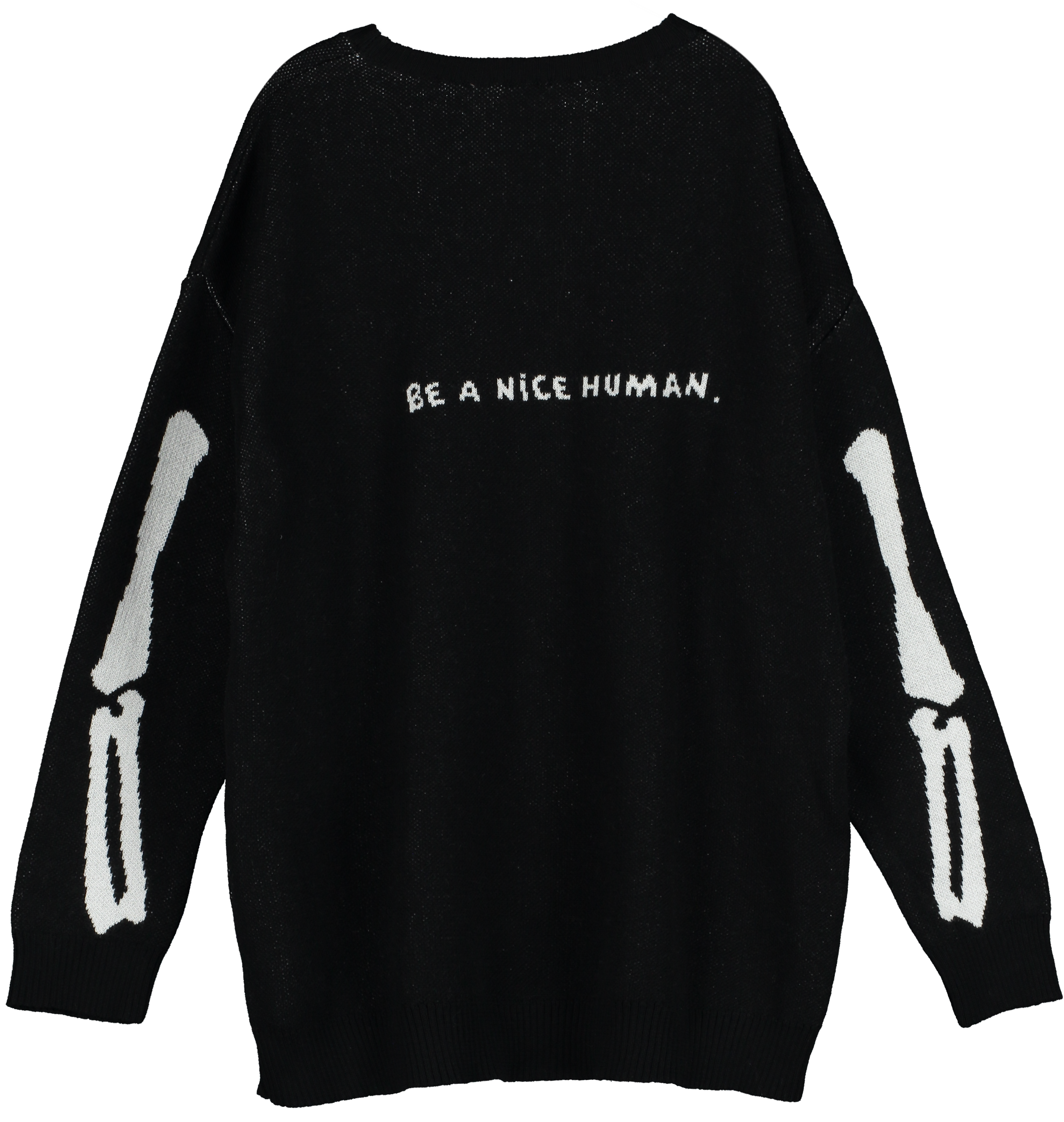                                                                                                                      Knit Tracked Suit Sweater - Skeleton